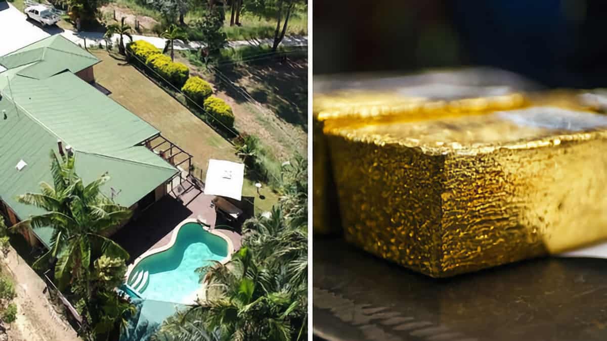 A man finds a gold mine worth millions of euros after buying a house