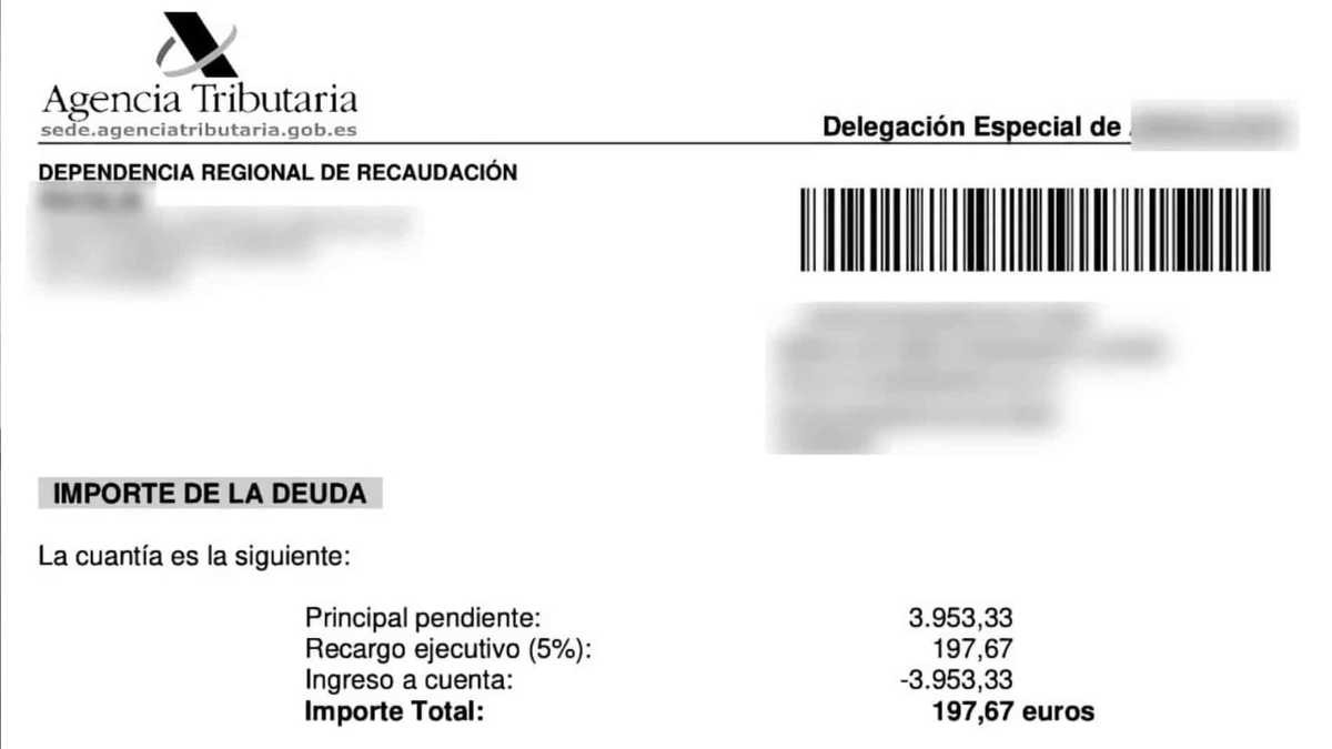 The Treasury could fine up to 150,000 euros for those who do this with the money in their bank account