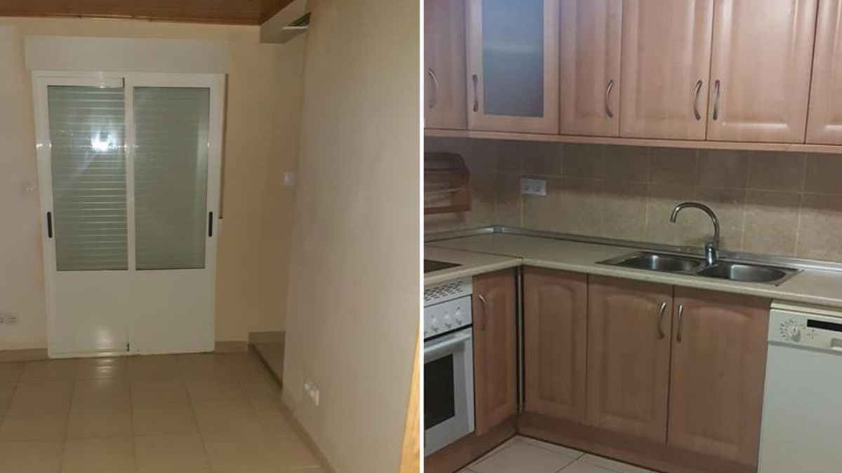 Unicaja offers a villa with 126 meters, 3 bedrooms and kitchen furnished for only 39,200 euros