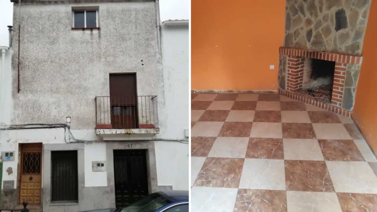 Unicaja offers a villa with 149 meters, 3 bedrooms, terrace and fireplace for only 43,100 euros