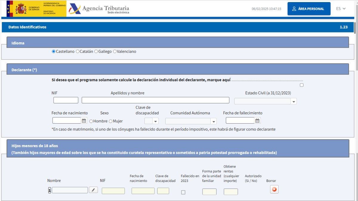 The rent simulator is now available: you can check how your statement will be in 2025