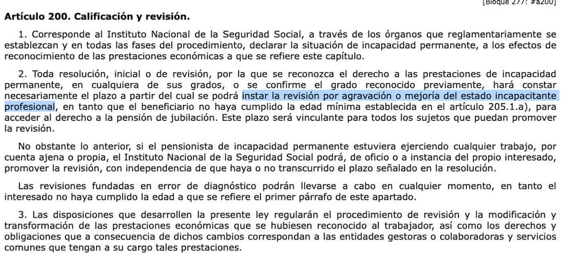 Article 200 of the General Social Security Law