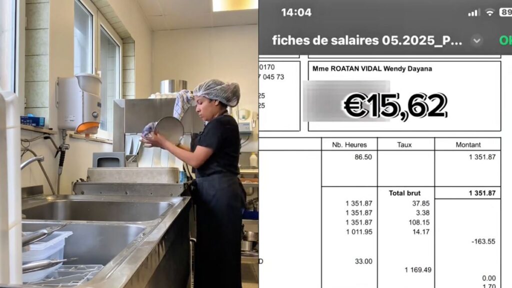 Wendy, dishwasher, reveals how much he earns working only on weekends in Luxembourg: "Although work is not easy, the work environment is excellent"