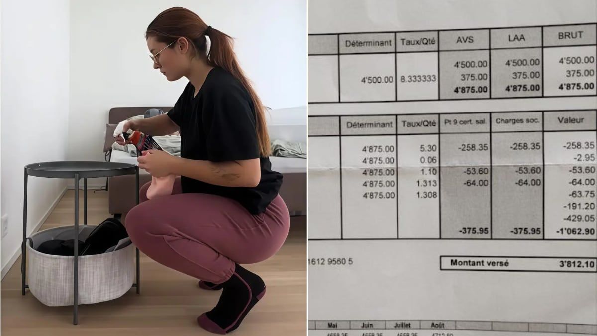Ana Marina (23), cleaner, does not cut over her salary: "I charge more cleaning houses in Switzerland than an engineer in Spain"