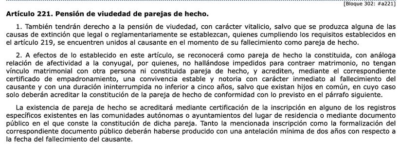 Article 221 of the General Social Security Law