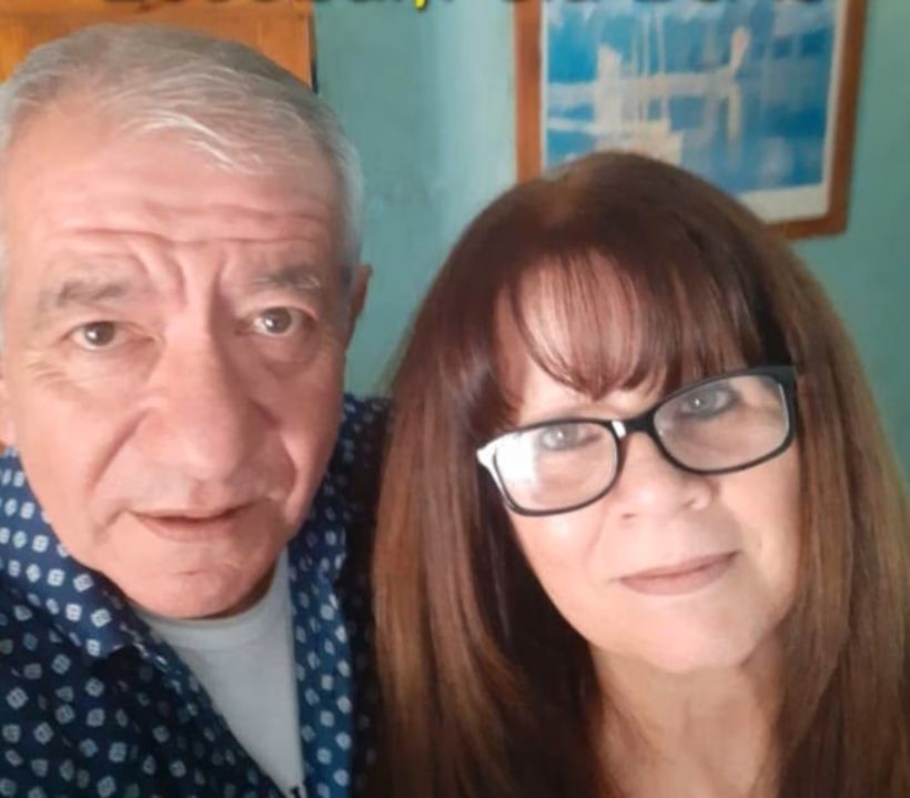 Darío César Ramírez and his wife
