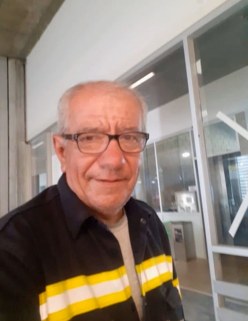 Darío César Ramírez working