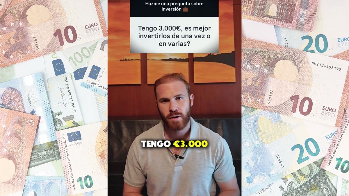 Antonio Rivas, investment expert: "I have 3,000 euros saved, is it better to invest it once or in several?"