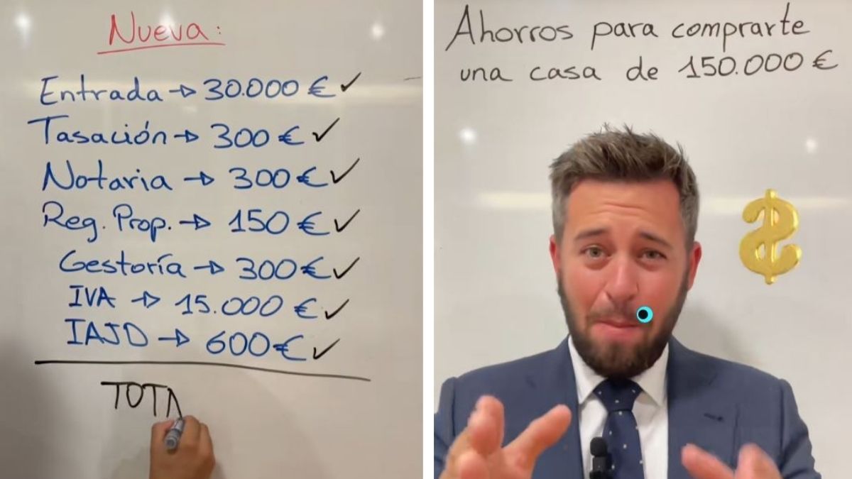 Luis Romaguera, financial advisor: "If you are going to buy a new house of 150,000 euros you must have saved about 30,000 more all expenses and taxes"