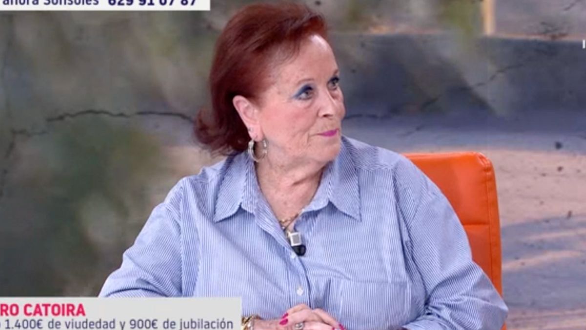 Charo (79 years) has two pensions and charges 2,300 euros: "I think little"