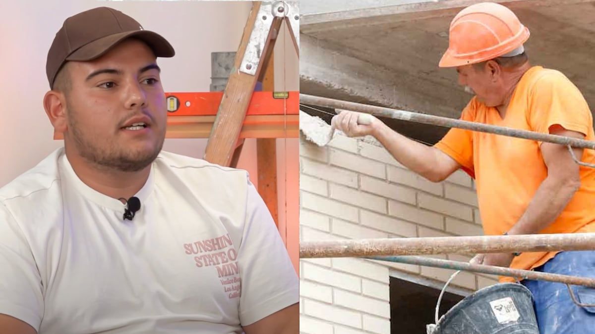 Santi, mason, about the future of workers in construction: "Today nobody wants to work on the work"
