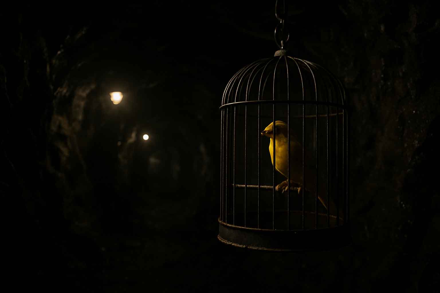 "The Canarian in the mine"