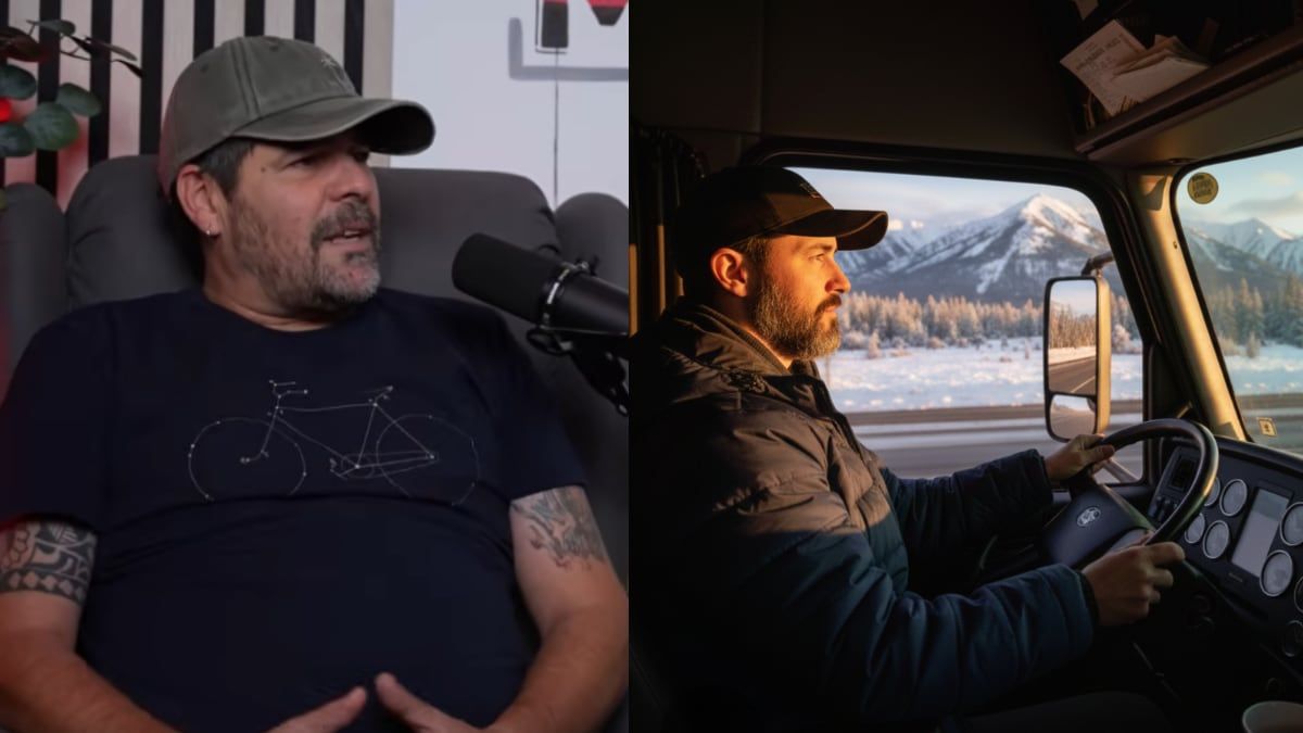 Mark, a veteran Spanish truck driver, about his salary: “Internationally you earn between 3,000 and 4,000 euros, but you have to work for it”