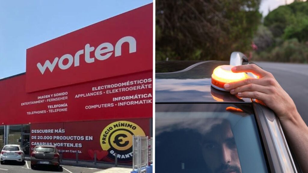 The V16 beacon that Worten boasts of selling very cheap and that does not comply with the regulations: “15 euros and the DGT is silent”