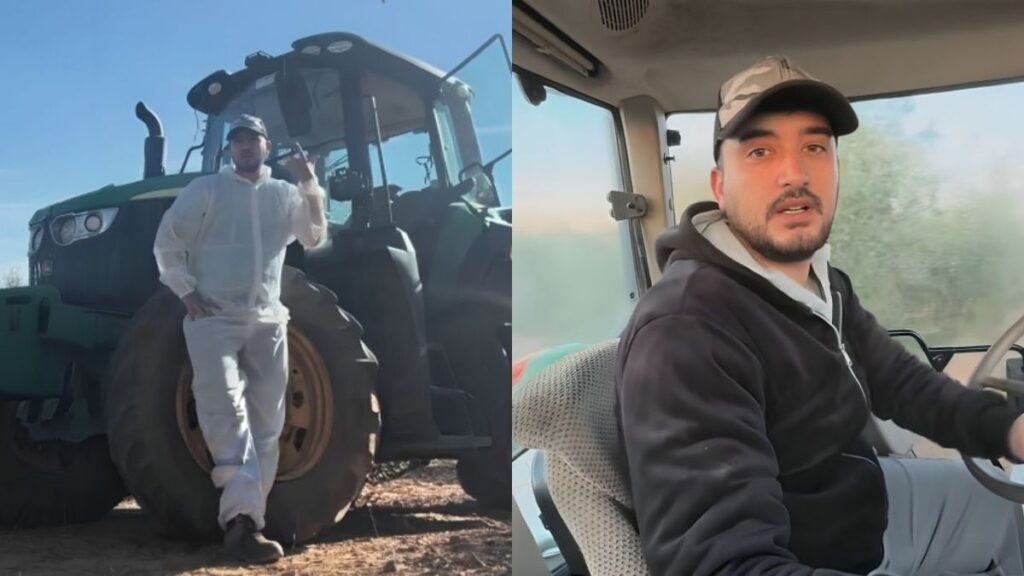Juanjo, Spanish tractor driver: "They say that mine is not work, but I end up destroyed in my body from driving a 100,000 euro tractor"
