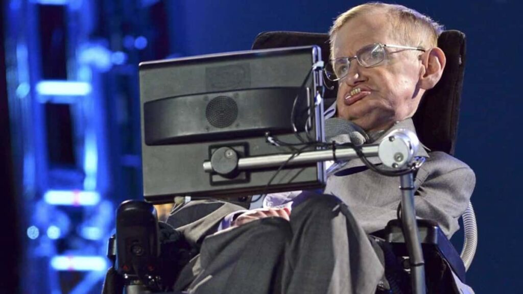 Stephen Hawking, scientist: “Calm and quiet people have the strongest and loudest minds”