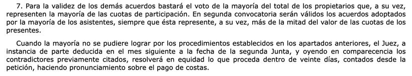 Article 17.7 LPH | BOE