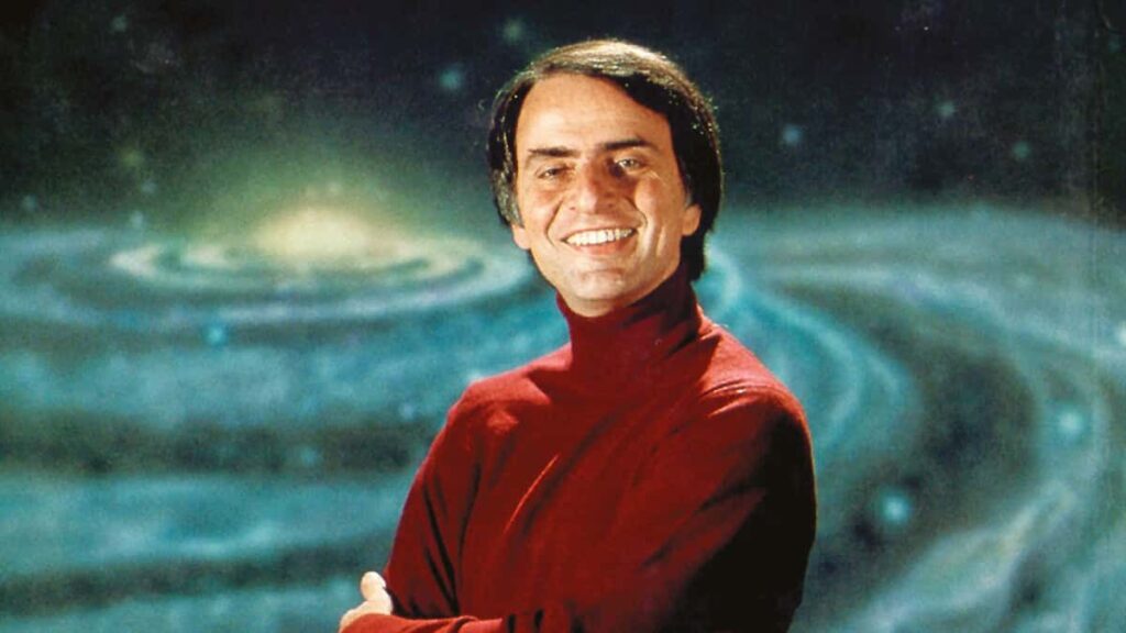 Carl Sagan, scientist: “We think we are important, but we live on a speck of dust orbiting a nondescript star in the most remote corner of a dark galaxy.”