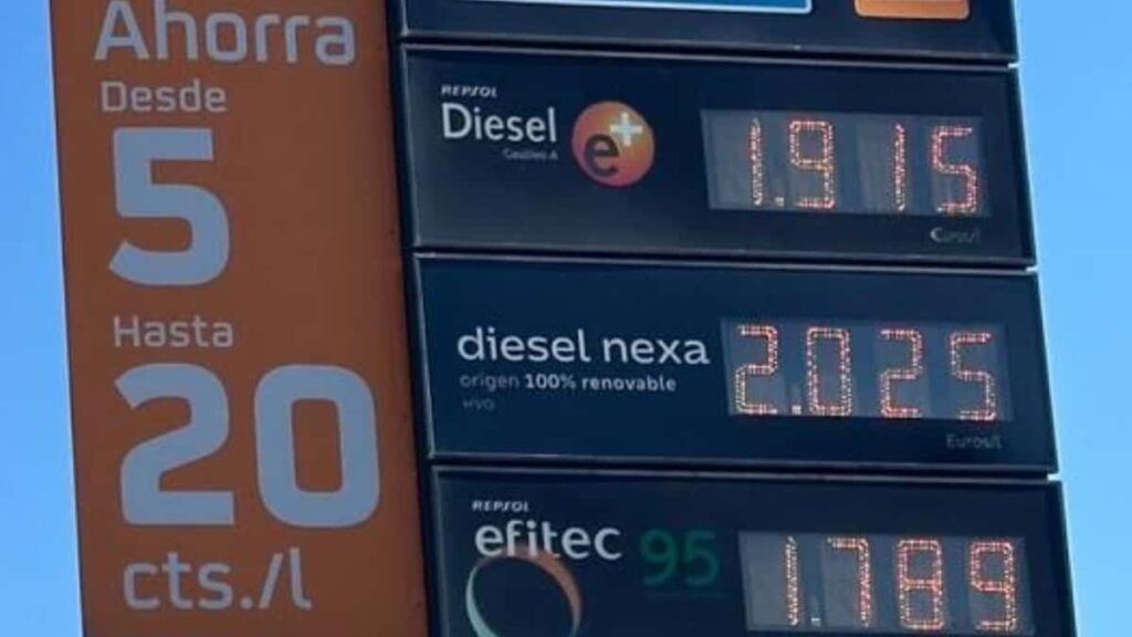 The price of gasoline surprises and falls this week: diesel is sold for 1.26 euros at these gas stations