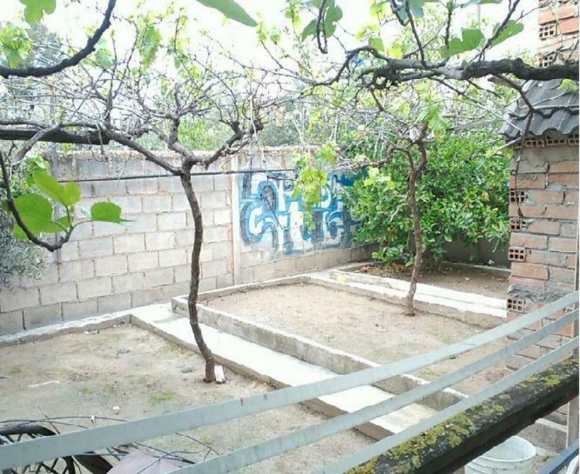 Patio of the CaixaBank home for sale