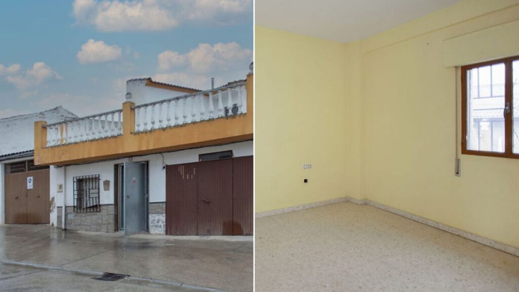 CaixaBank sells this 214-meter house with 3 bedrooms, 2 bathrooms, patio and terrace for 45,000 euros