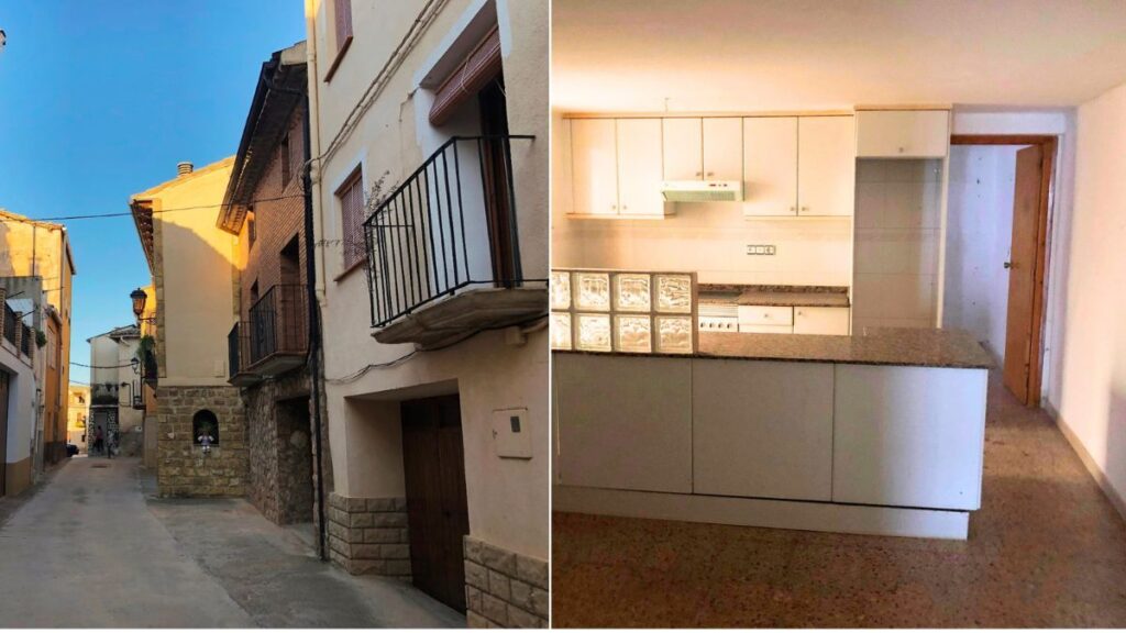 Solvia offers this house for sale in good condition with 198 meters, 4 bedrooms and a furnished kitchen for 37,000 euros