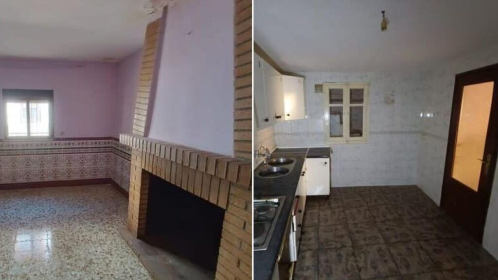 CaixaBank reduces this house of more than 200 meters, 4 bedrooms, fitted kitchen and living room with fireplace to 42,700 euros to sell it as soon as possible