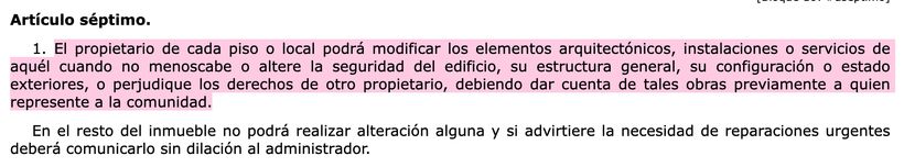 Article 7.1 LPH | BOE