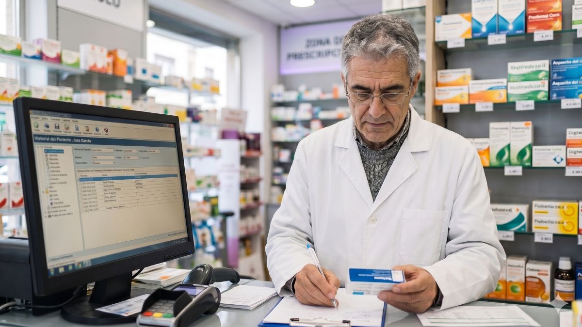 After 25 years working in his wife's pharmacy he discovers that he was never discharged and cannot collect his pension: “I am still working at 78 years old”