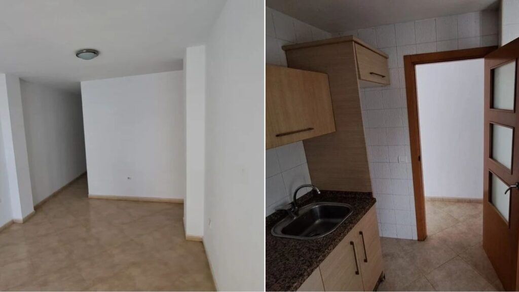 CaixaBank offers this apartment with 3 bedrooms, 2 bathrooms and a furnished kitchen for sale for 68,750 euros: accepting offers for a limited time