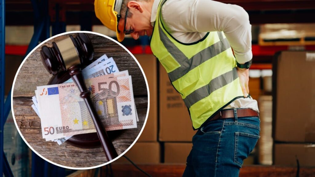 A forklift operator who underwent surgery for a hernia achieves absolute permanent disability with a pension of 1,558.02 euros after Social Security denied it